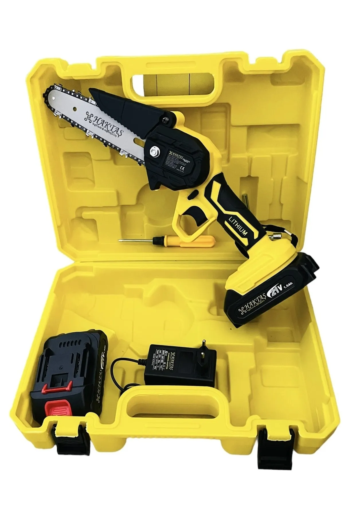 Haktaş Çift Akülü Zincirli Dal Budama Testeresi